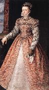 SANCHEZ COELLO, Alonso Isabella of Valois,Queen of Span oil on canvas